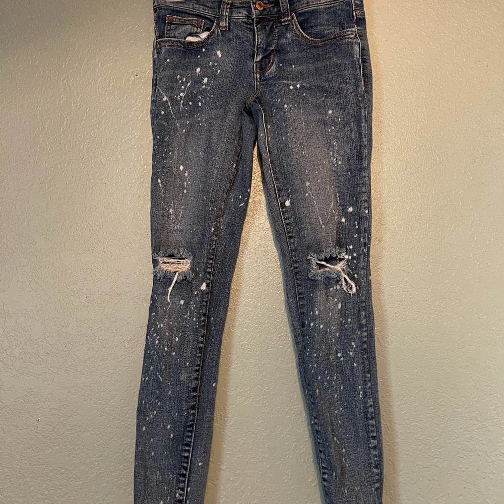 Women’s Mid-rise Demin Skinny Jeans 00